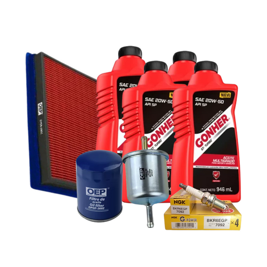 Kit De Afinacion Tsuru Iii 1993 Al 1994 1.6l Gonher B/platin