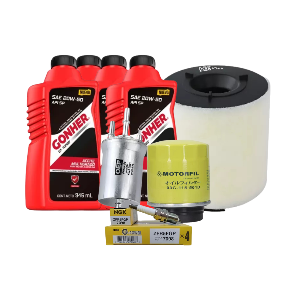 Kit De Afinación Polo 2013 Al 2014 1.2turbo Gonher B/platino