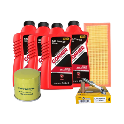 Kit Afinación Altima 2007 Al 2012 2.5l Gonher Bujia platino