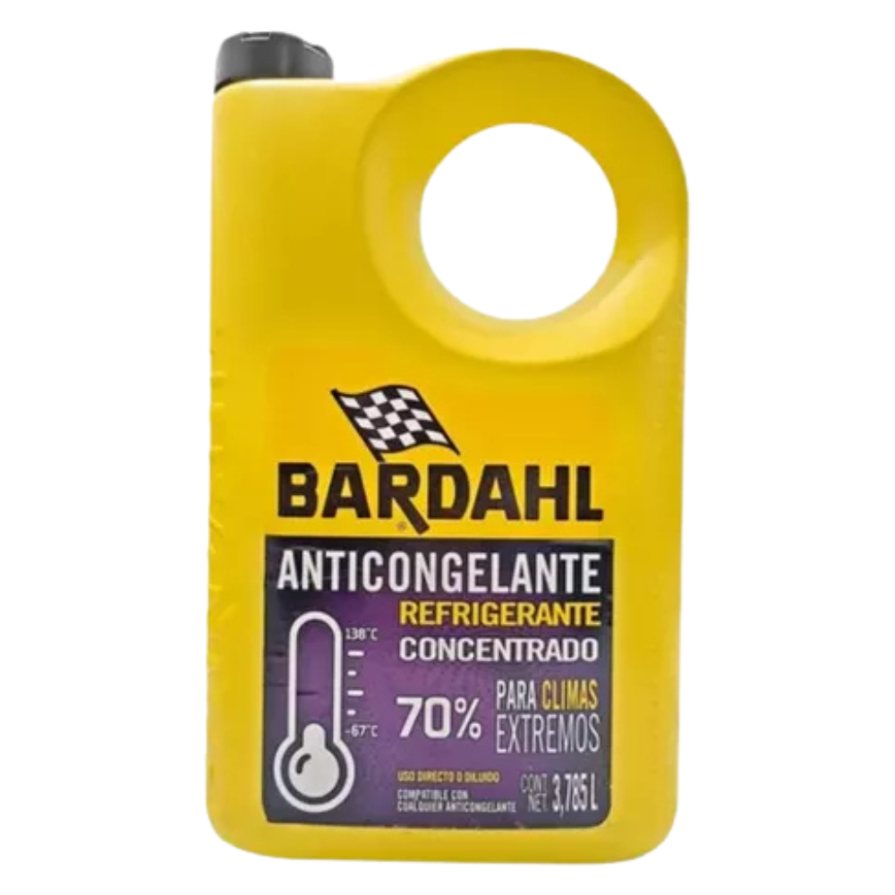 Anticongelante Refrigerante Concentrado 70% Bardahl 3.785l