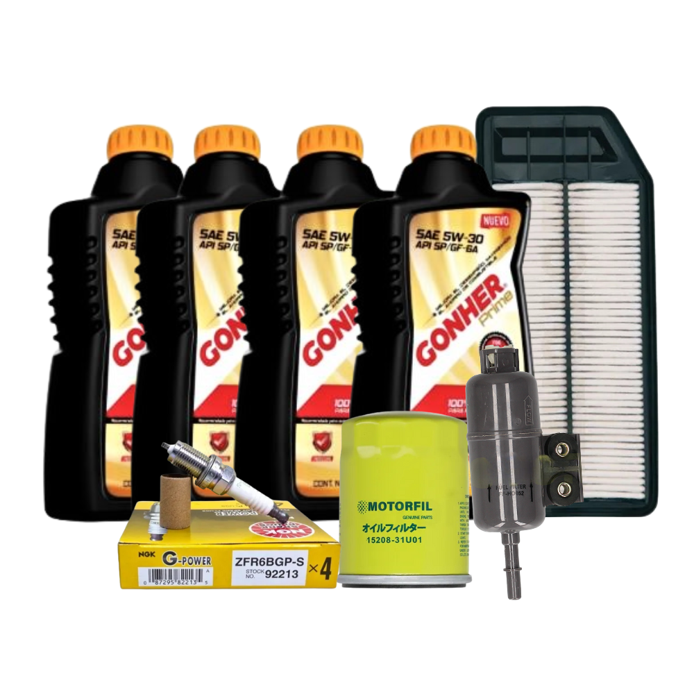 Kit Afinacion Honda Accord 2.4l 03-07 B/platino Gonher 5w30