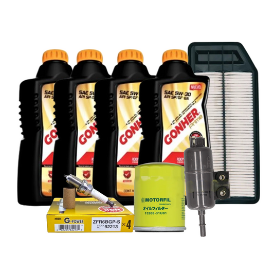 Kit Afinacion Honda Accord 2.4l 03-07 B/platino Gonher 5w30