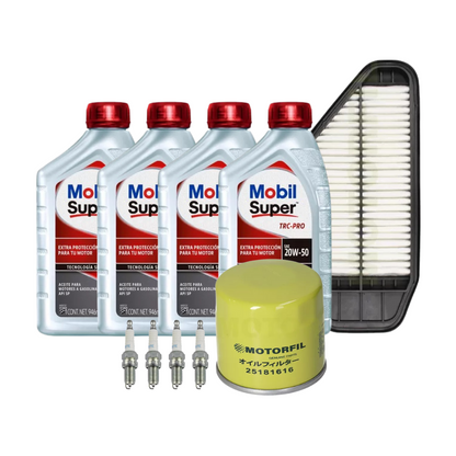 Kit De Afinación Spark 2011-2017 1.2l 20w50 Mobil