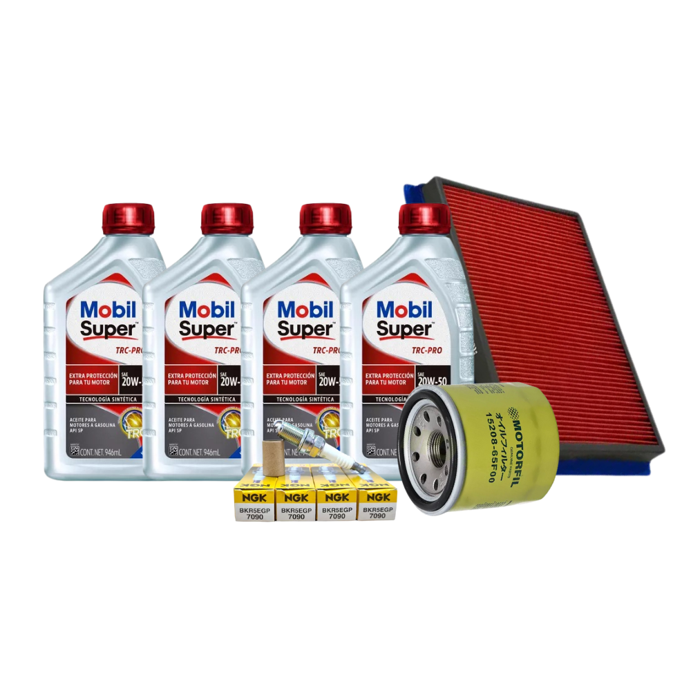 Kit De Afinación Sentra 2000 Al 2001 2.0l Mobil B/platino