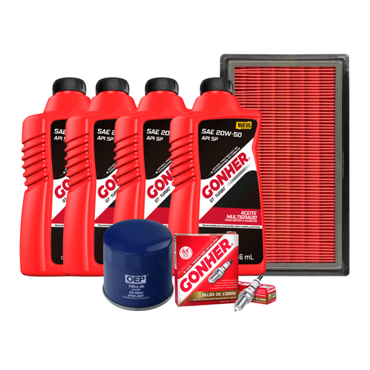 Kit Afinación Tiida 2004-2018 1.8-1.6 B/gonher 20w50