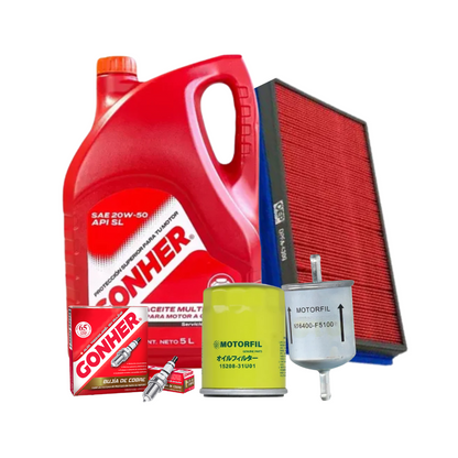 Kit Afinación Nissan X-terra 2000-2004 3.3l B/gonher 20w50