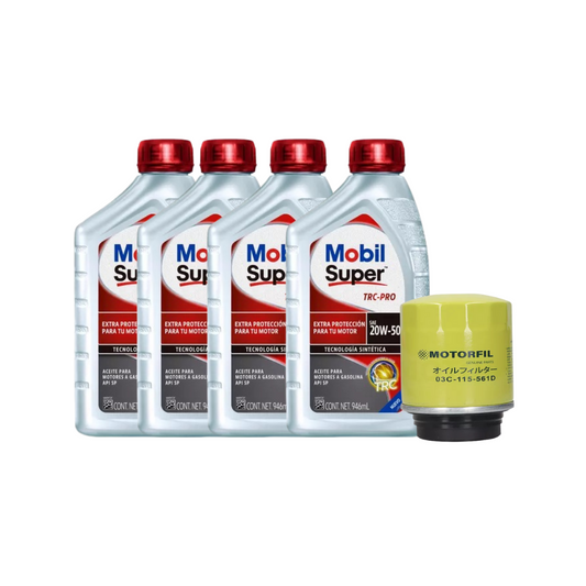 Kit Cambio De Aceite Vento 2014 Al 2021 1.6 Mobil 20w50
