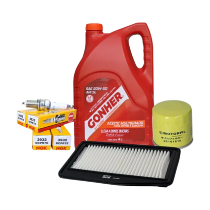 KIT DE AFINACION SPARK 2012 AL 2015 1.2 GONHER  20W50