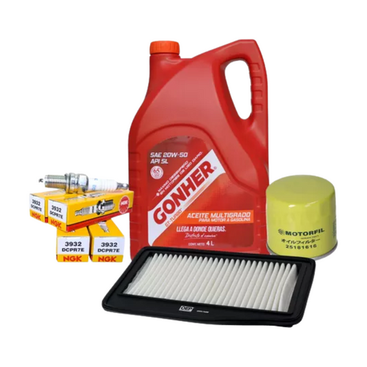 KIT DE AFINACION SPARK 2012 AL 2015 1.2 GONHER  20W50