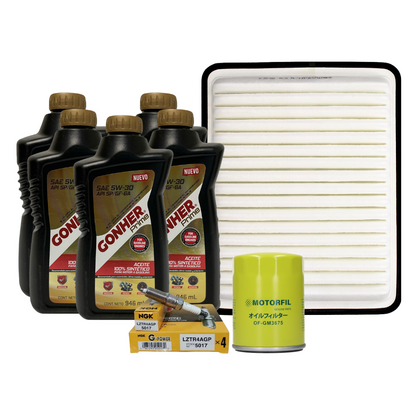 Kit Afinación Hummer H3t 2009-2010 3.7l 5l B/platino 5w30