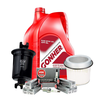 Kit Afinación Mitsubishi Montero 1991 3.0l 6v 20w50 Gonher