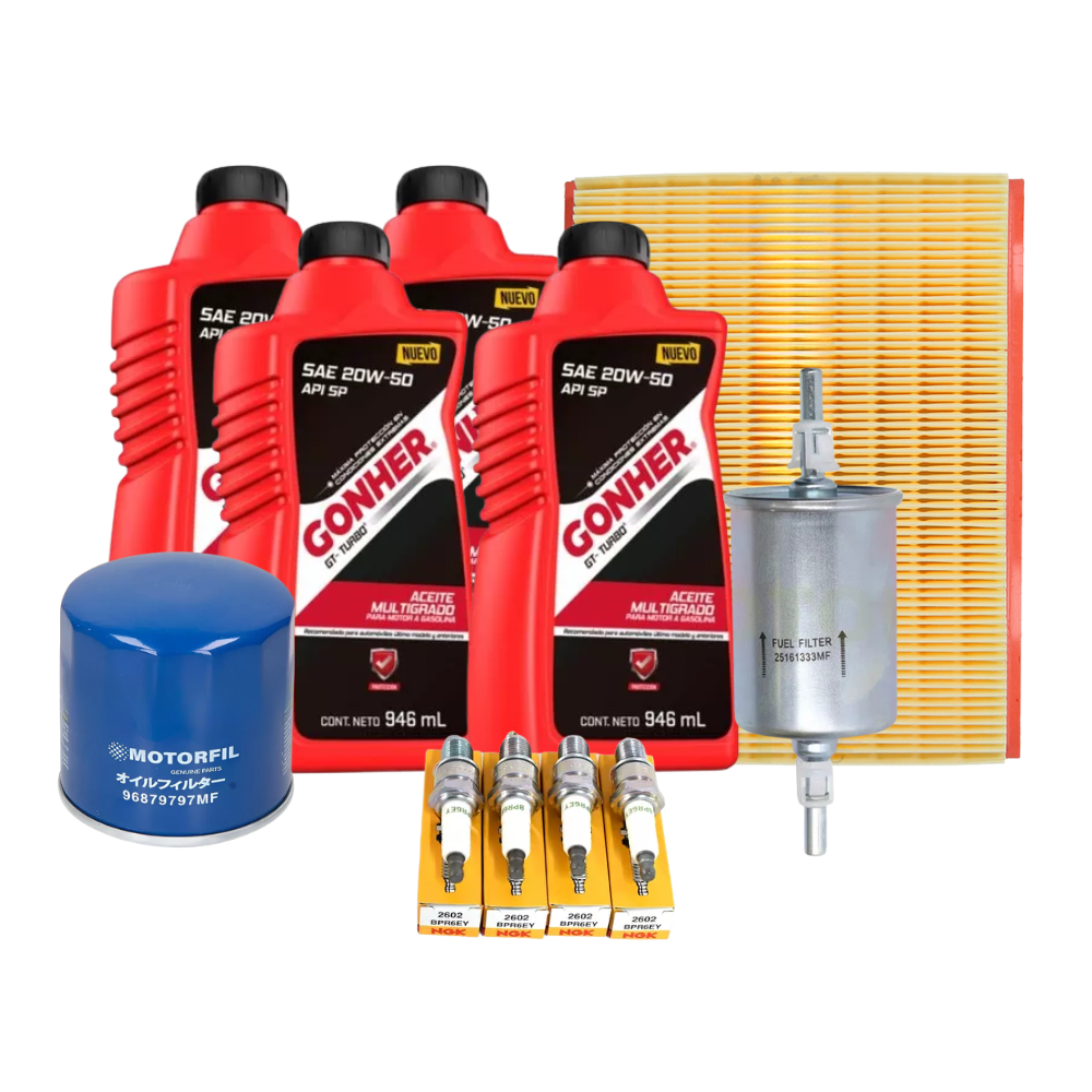 Kit Afinacion Chevy Pick Up 1994-2003 1.4 1.6 20w50 Gonher