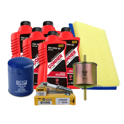 Kit Afinacion Courier Lxl 2003 Al 2006 1.6l Gonher Bujia Platino