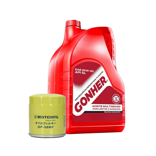 Kit Cambio De Aceite Virtus 2019 Al 2021 Aceite Gonher 20w50