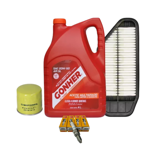 Kit De Afinacion Spark 2011 2017 1.2 20w50 Gonher B Estandar